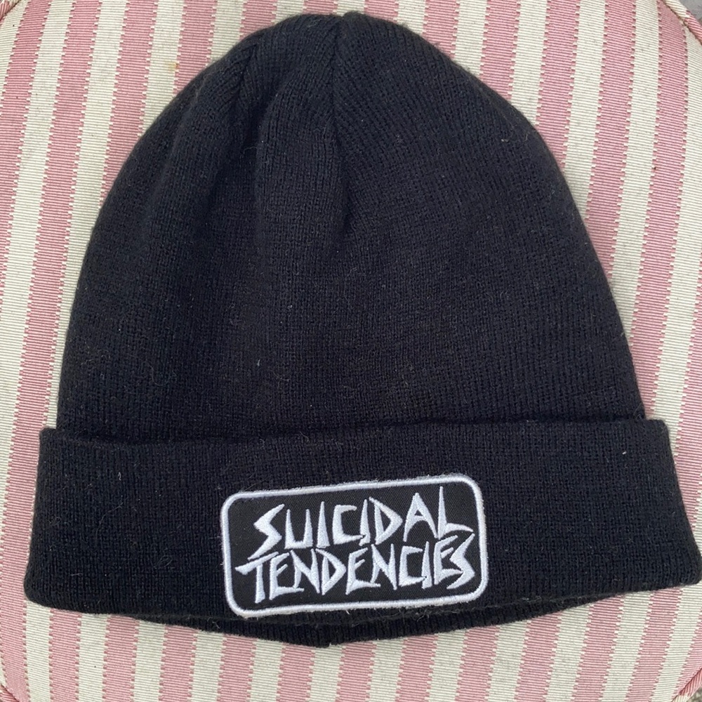 Black OBEY Suicidal Tendencies beanie